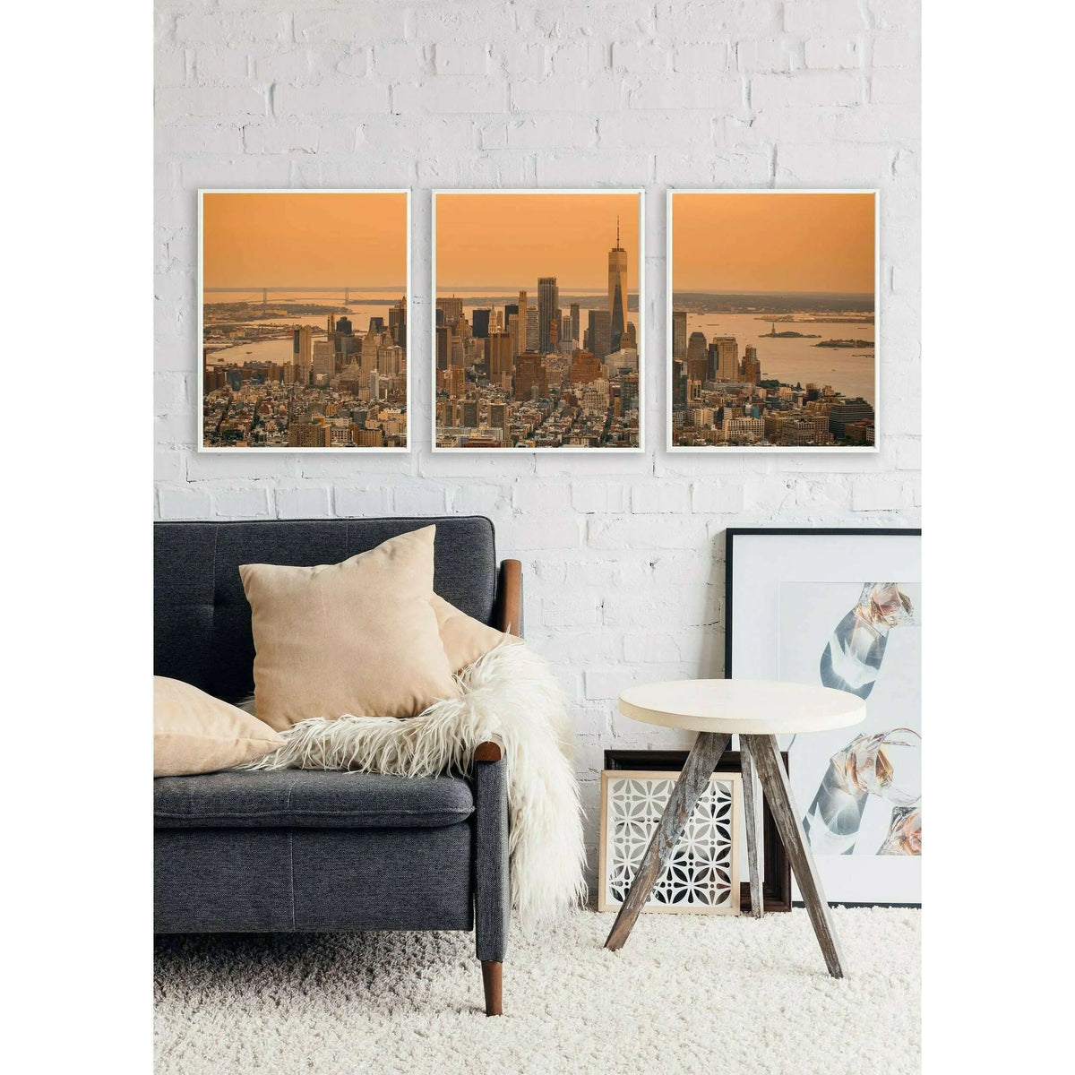 OGEE VISUALS l Big City Blocks | 3 Piece Photo Art Set Prints l ...